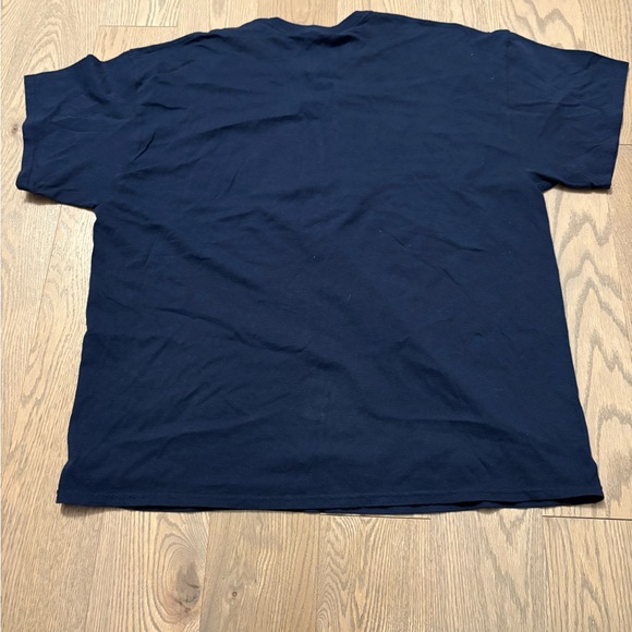 Men's Navy Blue T-Shirt - Picture 3 of 3